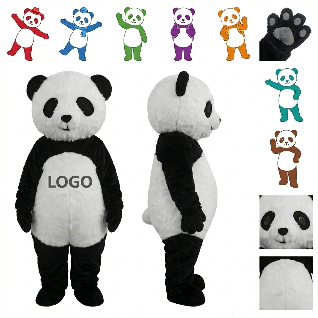 Panda Mascot Costume for Sports Events and Parties