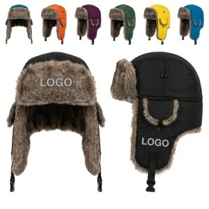 Adjustable Bomber-Style Winter Catcher Hat