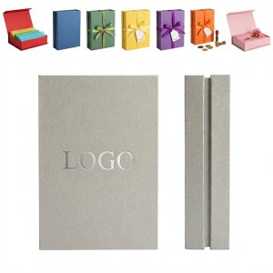 Collapsible Magnetic Closure Gift Box for Presents 10x8x3 Inches